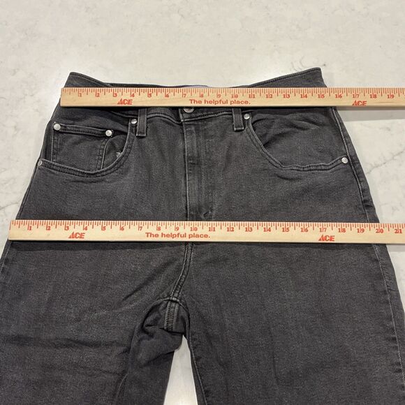 Levis Silvertab Jeans Womens Size 31x27 Gray Denim Relaxed Fit High Waisted Mom - Picture 5 of 12